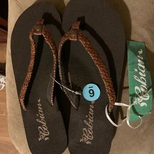NWT Cobian Flip Flops